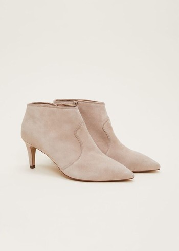 Phase Eight Panelled Boots Beige USA | 6395208-ND